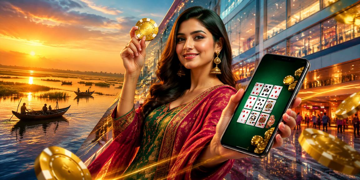 বনভূমি নদীর পাশে রামির প্রচার প্রচারণা